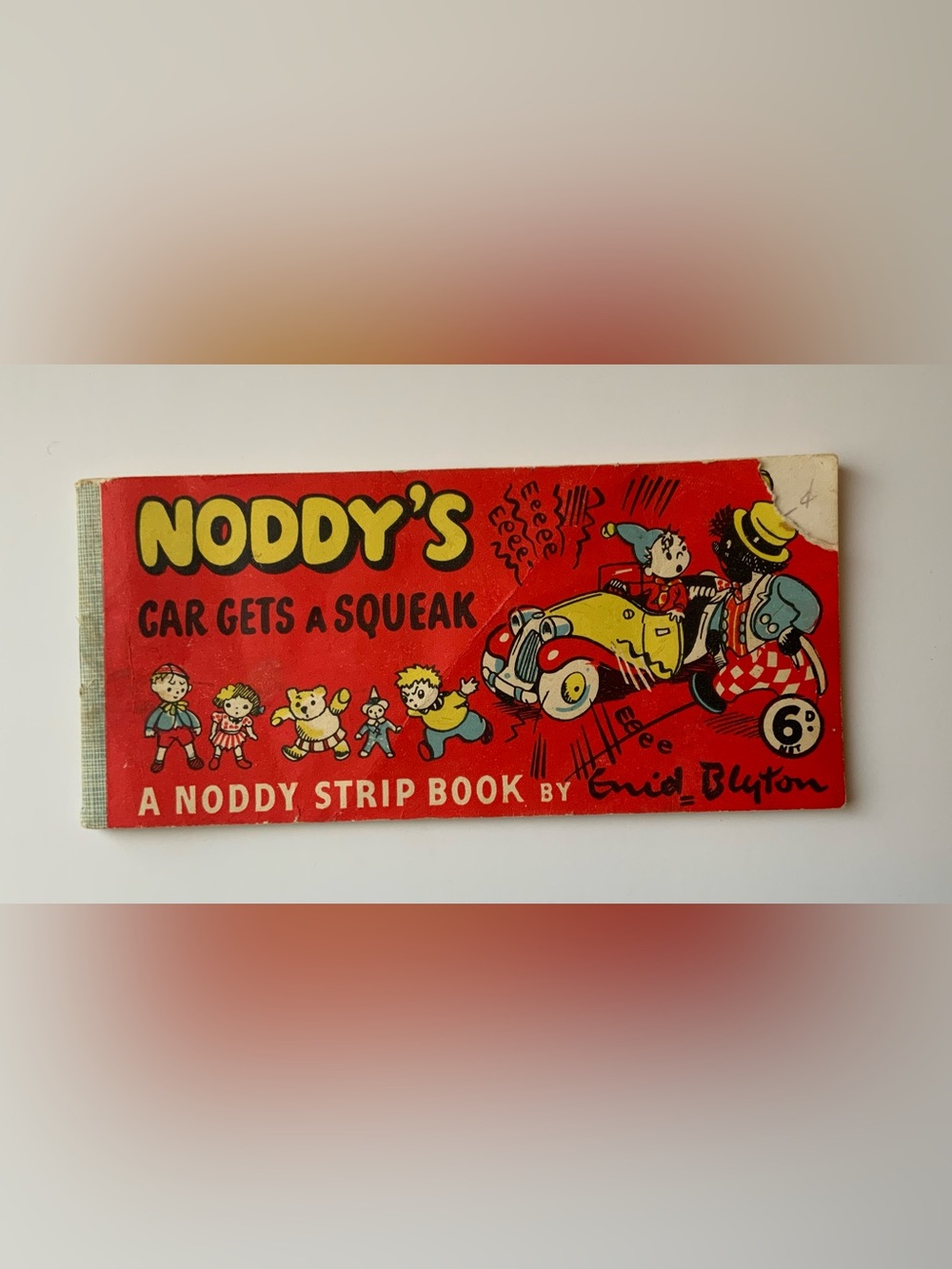 Vintage Noddy’s Car Gets a Squeak - Red Kids' Strip Book